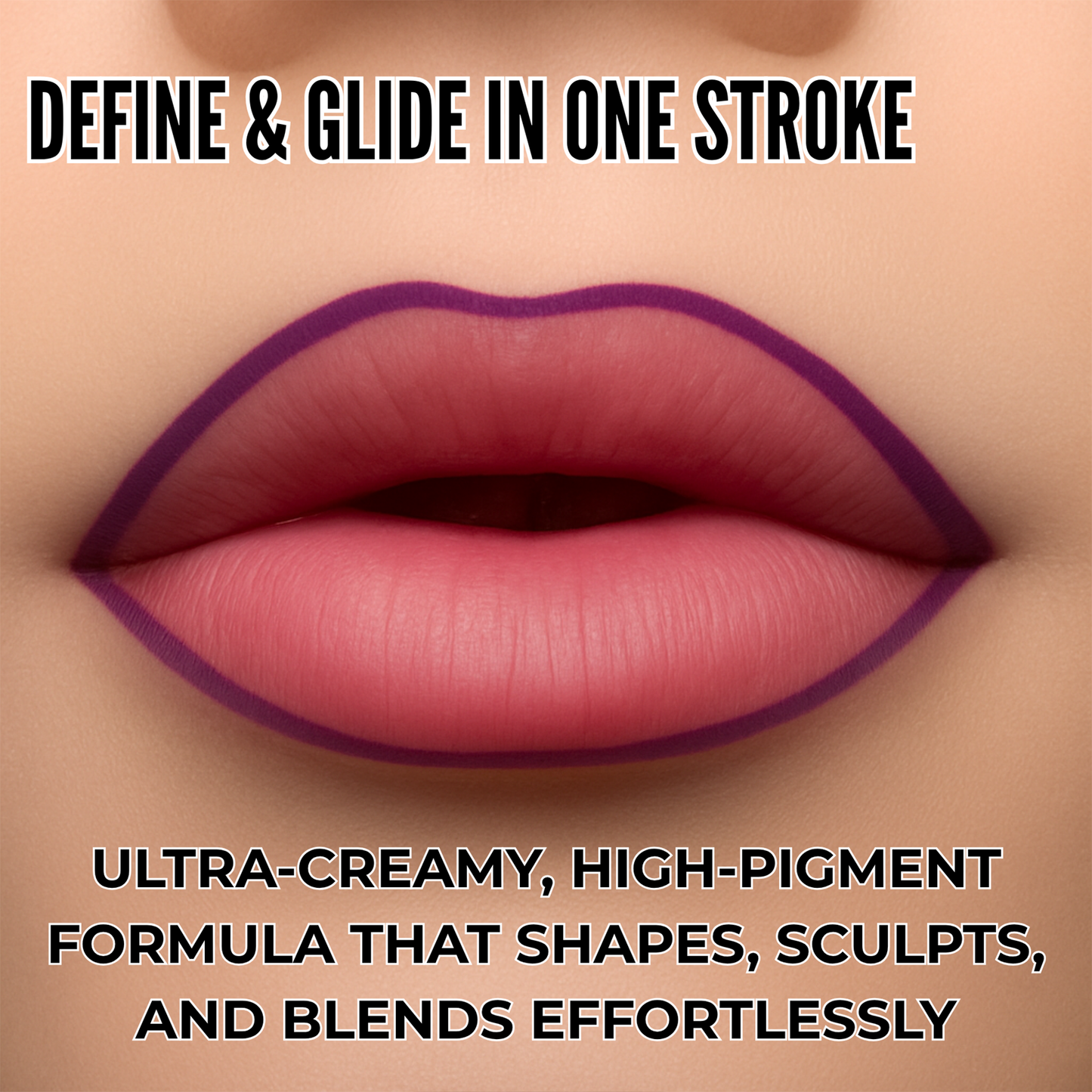 Creamy Lip Liner Pencil - Purple