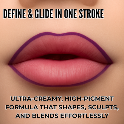 Creamy Lip Liner Pencil - Purple