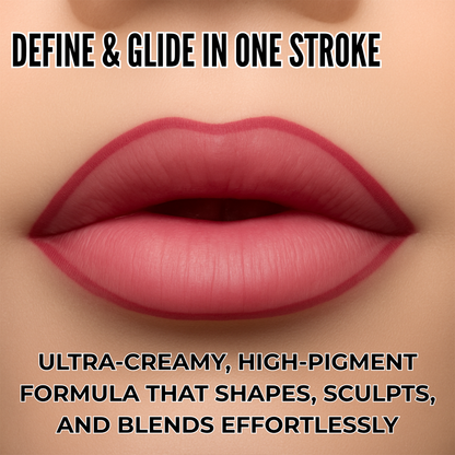 Creamy Lip Liner Pencil - Rose