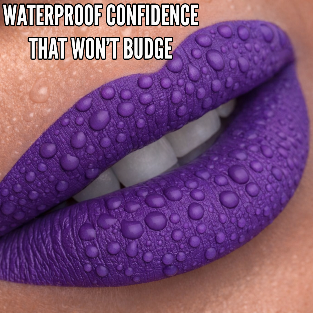 No-Transfer Matte Liquid Lipstick - Vibrant Purple | Sofia