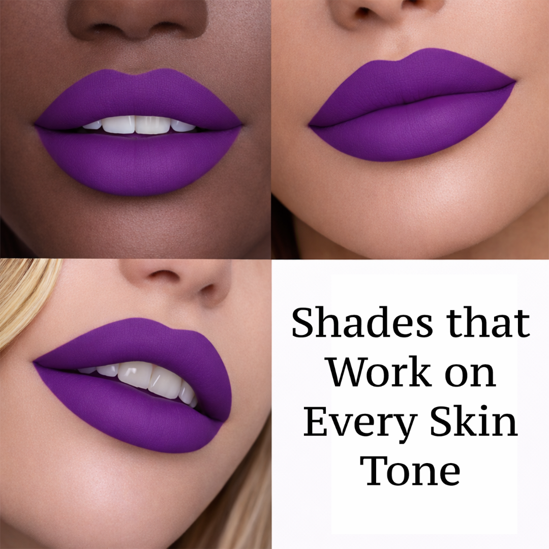 No-Transfer Matte Liquid Lipstick - Vibrant Purple | Sofia