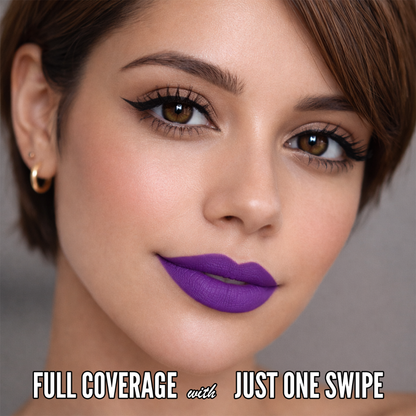No-Transfer Matte Liquid Lipstick - Vibrant Purple | Sofia