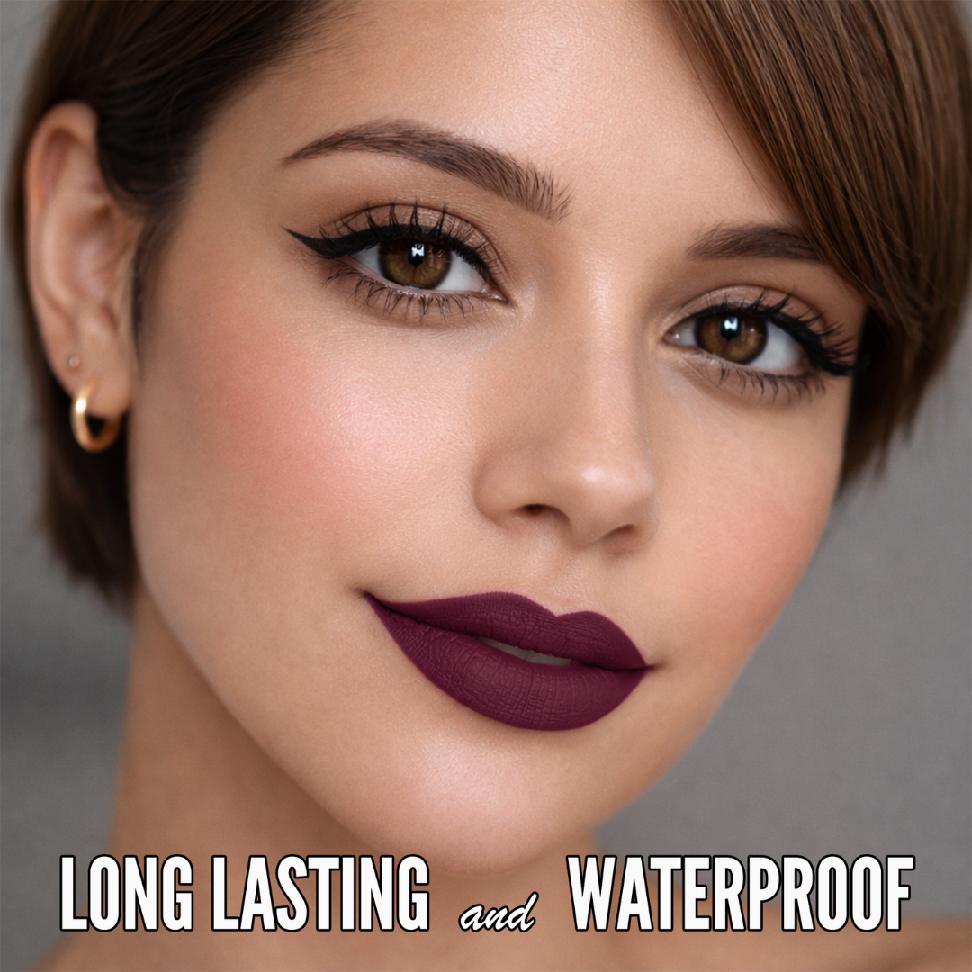 No-Transfer Matte Liquid Lipstick - Plum | Viola