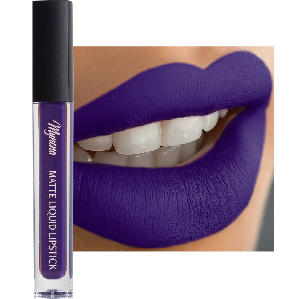 Long-Lasting Matte Liquid Lipstick - Violet
