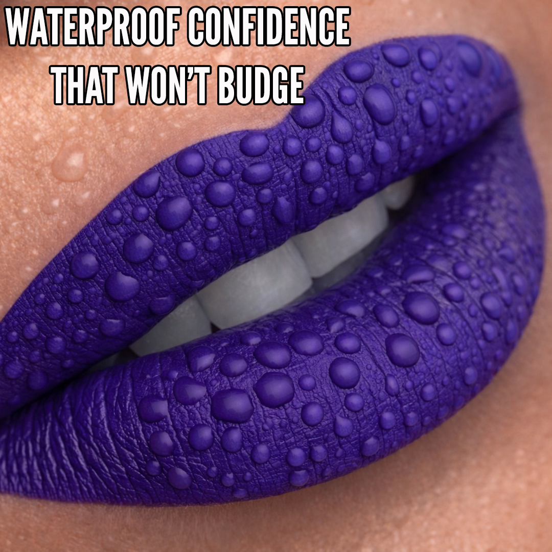 No-Transfer Matte Liquid Lipstick - Deep Purple | Violet