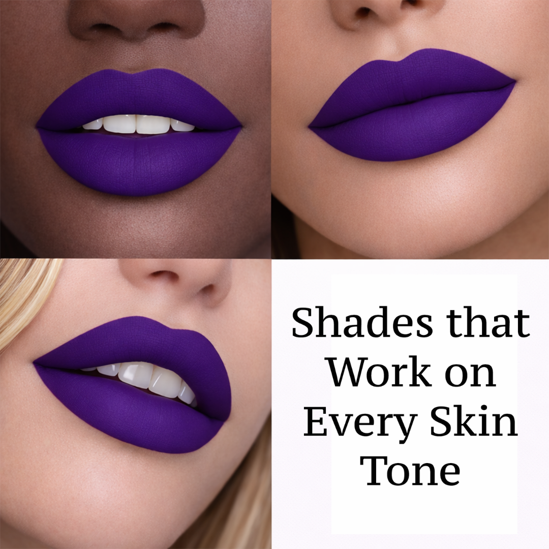 No-Transfer Matte Liquid Lipstick - Deep Purple | Violet
