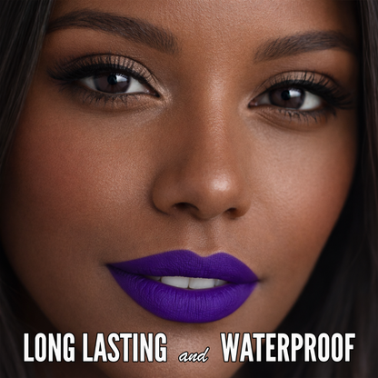 No-Transfer Matte Liquid Lipstick - Deep Purple | Violet