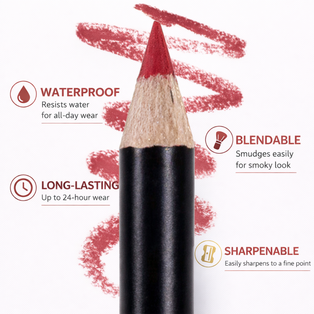 Creamy Lip Liner Pencil - Amaranth Red