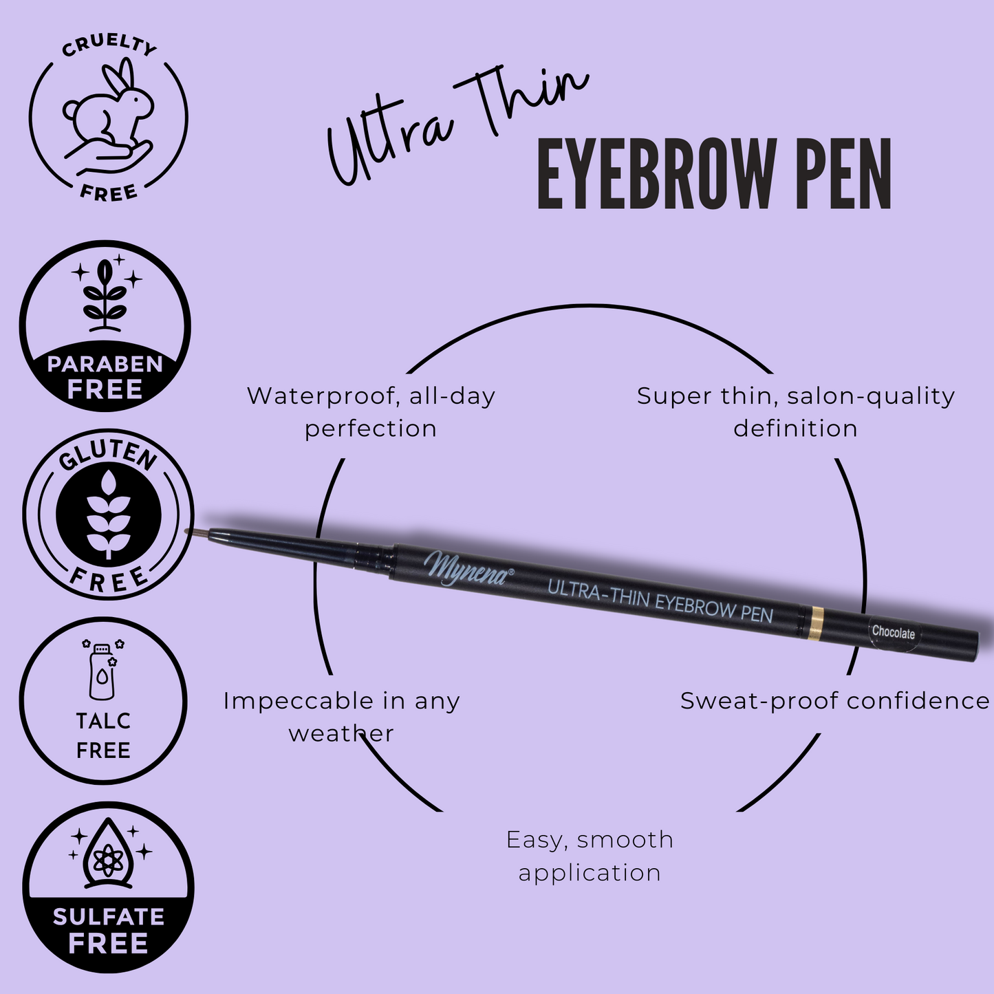 Micro Slim Brow Pencil - Medium Brown