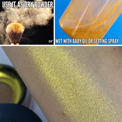 Yellow Gold Highlighter Powder