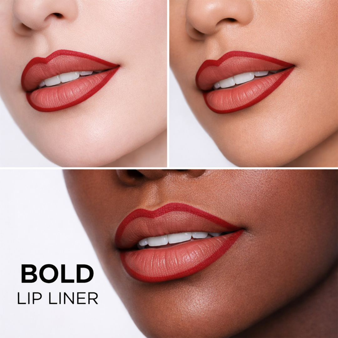 Creamy Lip Liner Pencil - Warm Orange Red